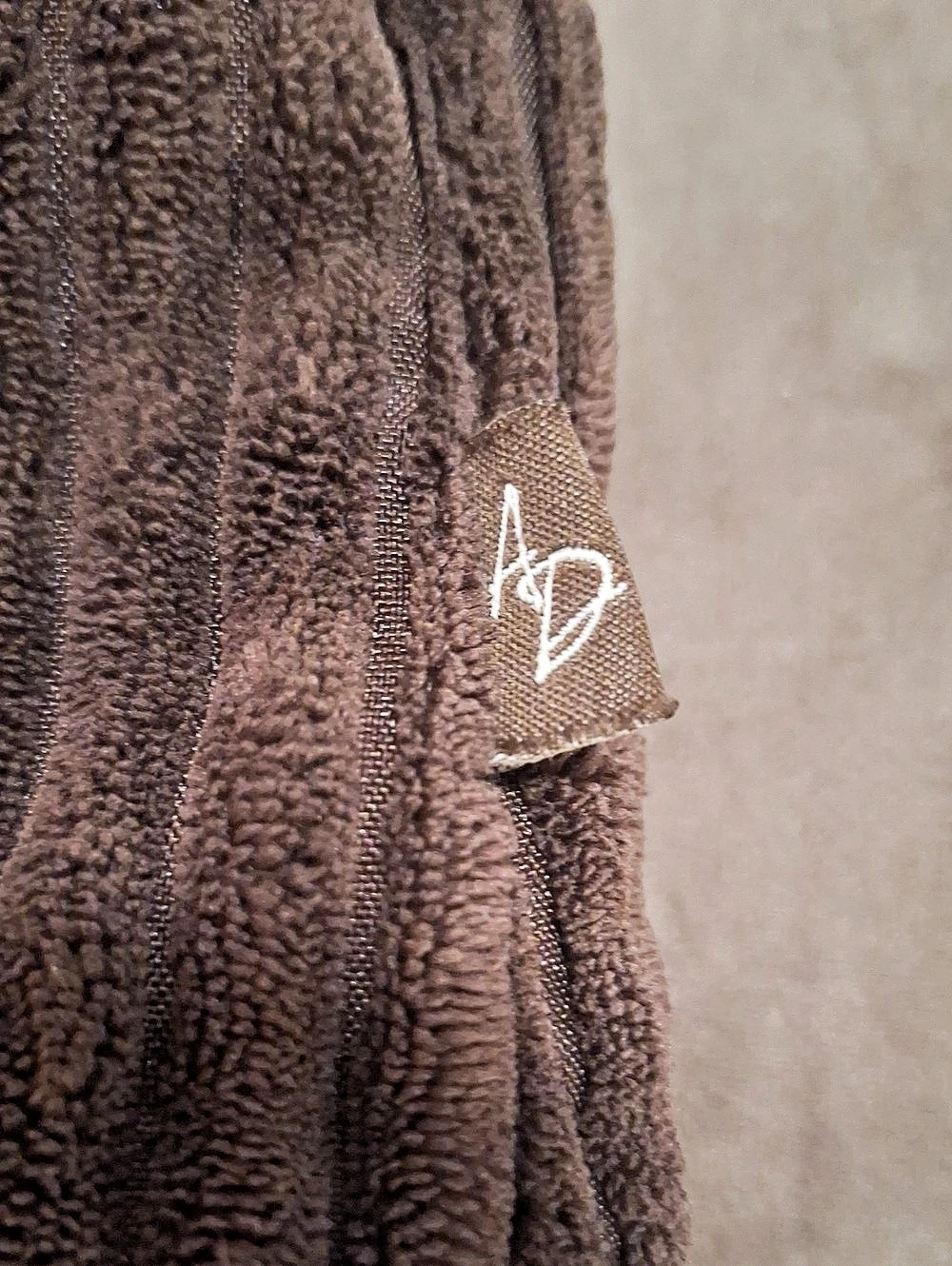 Adiktd Brown Corduroy Sherpa Vest Size Large - Picture 7 of 7